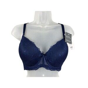 NWT Parisian Intimates by Belk Padded Push-Up Bra Women's 36D Red Carpet Ready